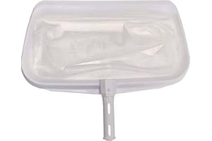 KOKIDO LR63BU/W - Recogehojas de Fondo para Piscinas Blanco con Marco de ABS y Red de Nylon con Conexión Sencilla a través de Palomillas EZ-Clip a Pértiga Estándar