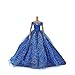 Produktbild Elegante Puppe Kleid Mode-Stil Hochzeit Nachgestellte formales Kleid handgemachte Partei-Kleid für Barbie-Puppen Blau