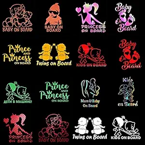 Baby Kids On Board Series Car Stickers Vinyl Car Body Window Warning Signs Child Stickers and Decals Car Styling D?cor