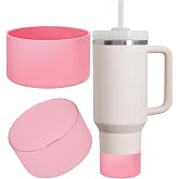 1 Piece Silicone Base Protector &ndash; Stanley Quencher 20/30/40 Compatible with Oz &ndash; Coasters Case, Anti-Slip and Quiet Use &ndash; Pem