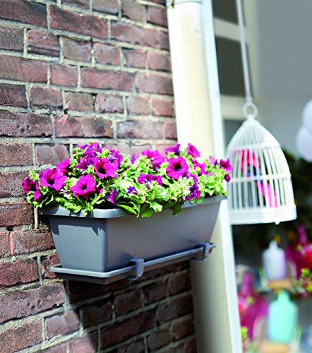 elho Barcelona Balkonkasten Geländertopf 50cm – Anthrazit - 4