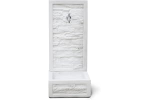 MAK Fontana in cemento da Giardino Esterno KAM modello ADIGE colore bianco