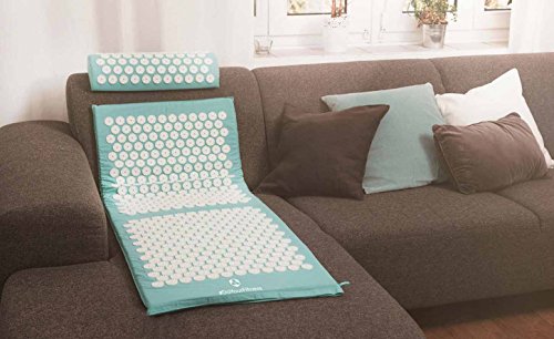 Akupressur-Set »Bikash« Matte + Kissen / Akupressur- und Massagematte (Yantra-Matte) zur effektiven Entspannung und Meditation / in verschiedenen fröhlichen Farben erhältlich. - 3