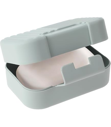 Boîte à Savon étanche En Aluminium Sans Plastique - Avec égouttoir Intégré - Pour Voyage, Camping, Salle De Bain - Argenté