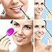 ElleSye Oval Makeup Brushes, Cosmetic Brushes Kit, 10-Piece Set, Toothbrush Shaped, Colorful Handle, Soft Synthetic Fiber, for Foundation, Powder, BB Cream, Eyeliner, Concealer