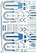 Produktbild Round2 MKA017/06 1/1000 Star Trek USS Excelsior Aztec Decal-Set Plastikmodellbausatz, Modelleisenbahnzubehör, Hobby, Modellbau, Mehrfarbig
