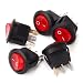 Produktbild BQLZR 5Pcs 220V 6A DC Red OFF/ON Light Indicator 3 Pin Mini Switch