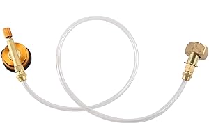 Hopbucan Adattatore Esterno per Stufa Un Gas Fornello da Ricarica Propano Adattatore Bruciatore Bombola Piatta GPL Serbatoio Accoppiatore Adattatore Bottiglia Salva