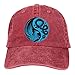 Produktbild Sdltkhy Blue and Black Dragon Phoenix Yin Yang Unisex Adjustable Denim Baseball Caps Multicolor87