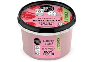Organic Shop Body Scrub Natural Raspberry Cream and Sugar 250 ml