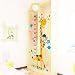 WONZOM Kids Height Chart Wall Sticker home Decor Cartoon Giraffe Height Ruler Home Decoration room Decals Wall Art Sticker wallpaper