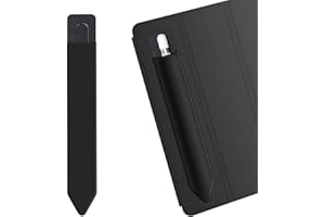VIEVRE Pencil Halter für Apple (1. und 2. Generation), Pencil Halterung mit Apple, Ipad Stift Hülle, Elastische Pencil Halter Für Stylus Pen, Elastischer Stifthüllenhalter Stifthülle-Schwarz
