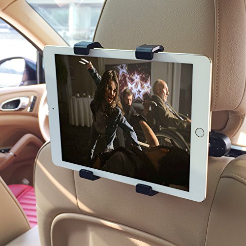 LIHAO Soporte Tablet Coche 7-10 Pulgadas para Coche Reposacabezas (Negro)