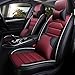 Produktbild QLL 5-Sitz-Universal Autositzbezug, Atmungsaktiv Rutschfest, 5D Dreidimensionale Leder, 5 Farben Optional,Red