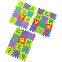 Baby Kinderzimmer 36stk Alphabet Zahl Puzzlespiel Matte Weiche Eva Die Kriechende Auflage Quadratische Fussboden Schaum Matten Intellektuelle Spielwaren Kinderzimmer Teppiche Laufer 12 12cm Imbecal It