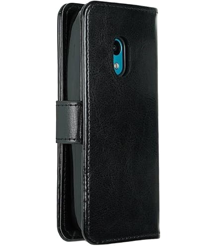 caseroxx Flip Cover für Nokia 3210 in rot – Handy-Tasche mit Kreditkartenfächern & Magnetverschluss aus Kunstleder, schlank & funktional