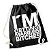 Produktbild I`m Getting Married Bitches Gymsack Black Certified Freak