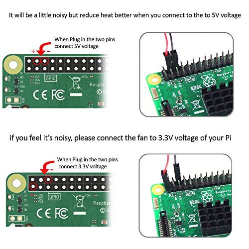 4 en 1 kit profesional para Raspberry Pi 3   Raspberry Pi Modelo B 2  negras en rodajas 9 Capas caja de la caja de refrigeraci  n   cable USB Mini Fan   Micro con giro   encendido  fresco  negro 