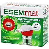 Esemmat Sivrisinek Kovucu Kablosuz Otomatik Isı Kontroll&uuml; Elektrolikit Yedek Set, 30 Gece