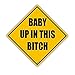 Price comparison product image Zento Deals Baby Up In This Bitch Funny Magnetic Sign Board