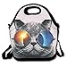 Produktbild Icndpshorts Total Solar Eclipse Cat Glasses Lunch Box Bag Lunch Tote Lunch Holder with Adjustable Strap for Kids and Adults for School Picnic Office Travel Outdoor School