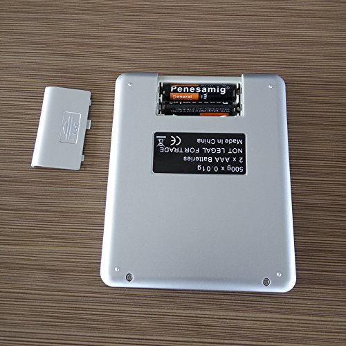 Digital Waage, 500g/0.01g professionelle Präzisionswaage / Briefwaage / Feinwaage / Goldwaage / Taschenwaage , sehr genau, von wake-up-easy, pocket scale (500/0.01g) - 2