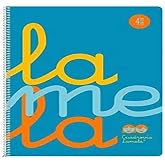 Lamela F&ordm; Fluor PP 80 Sheets Grid 4 mm 90 g, Multicoloured, Pack of 5
