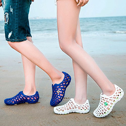 Garten Schuhe, Tezoo Sommer Sandale Classic Unisex Damen Herren Rutschfest Super Weich Wasser Durchlässig Netz Löcher Clogs Schuh für Strand Outdoor Sport Spazieren Wandern - 7