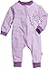 Playshoes Baby-Girls Overall Jersey Butterflies Sleepsuit, Purple (Original), Newborn (Manufacturer Size:56)