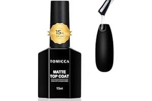 TAQISONG TOMICCA 15ml Matt Top Coat Gel UV Vernis Semi Permanent Nail Art Starter Manicure Salon DIY at Home