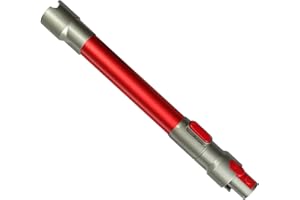 LRFDRESS Rallonge conductrice à dégagement rapide compatible avec aspirateurs Dyson V7 V8 V10 V11 V15 G5, longueur réglable de 45,7 à 71,1 cm (rouge)