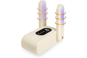 Sanfant Schuhtrockner Elektrisch, Antibakterieller Schuh-Trockner mit Heizgebläse, Timer, faltbarem Design und Schnelltrocknung – geeignet für Schuhe, Handschuhe, Hüte, Socken und Fußballschuhe