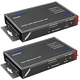 Ligawo 6526656 Extensor HDMI, ajuste hasta 200m con HDbitT Tecnología | Transmisión más de 1 cable de conexión o la LAN (router, switch) | apoya DVI / HDMI, HDCP 
