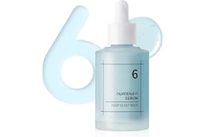 numbuzin Sérum de masque de sommeil profond No.6, 1,69 fl.oz / 50 ml | Peau terne, sèche, hydratante, lueur de l'eau, élasticité