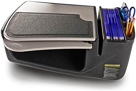 GripMaster 01 Auto Desk w/Retractable Writing Surface & Supply Organizer, Gray, Sold as 1 Each