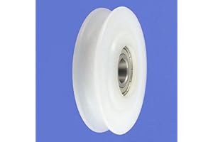 ZSCALE ZAB-S C80/10LL/15 Profile Plastic Roller with Ball Bearing for Rope Polyamide Diameter 71-Ø200 Wheels (C80/10LL/15)