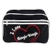 Produktbild Retrotasche Modern I Love Boogie-Woogie schwarz