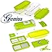 Produktbild Genius - Nicer Dicer Plus Kompakt grün Gemüseschneider + Behälter Set // 13-tlg.