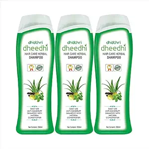 Dhathri Daily Herbal Shampoo, 200 ml (Pack of 3)