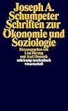 Image de Schriften zur Ökonomie und Soziologie (suhrkamp taschenbuch wissenschaft)