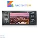 Produktbild Android 8.0 Car Autoradio, Hi-azul In-dash 1 Din 8-Core 64Bit RAM 4G ROM 32G Car Radio 7" Autonavigation Kopfeinheit Car Audio mit 1024 * 600 Multitouch-Bildschirm und DVD Player Moniceiver für BMW X5-E53/ BMW 5-E39 Unterstützen Lenkradkontrolle, RDS Radio Tuner (Autoradio)