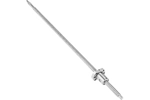 Sfu1204 500 mm Rullad Kulskruv Blyskruvmutter Anti-Backlash Utan Sidostödsstöd