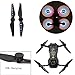 Produktbild LCLrute Hohe Qualität 2 Stücke Mavic Air LED Blitz Propeller USB Lade für DJI Mavic AIR Drone Teile