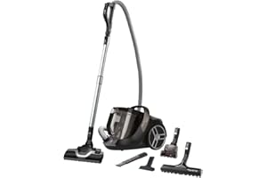 Rowenta Silence Force Cyclonic Aspirateur sans sac, Aspirateur traineau, Performant, Silencieux, Elégant, Capacité 2,5 L, Accessoires poils d'animaux, Fabriqué en France RO7260EA
