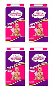 Freshkins Taped Diaper (White, XL, 30 Unit)