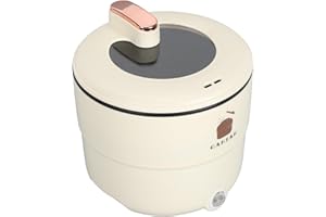 Jerliflyer Mini Cuiseur à Riz Portable De 1,8 L, Marmite électrique Antiadhésive d'une Capacité De 1 Tasse pour Les Voyages Et Les Petits Espaces.