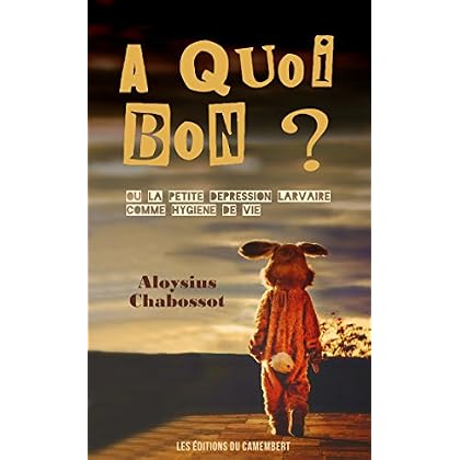 A QUOI BON ?: ou la petite dépression larvaire comme hygiène de vie