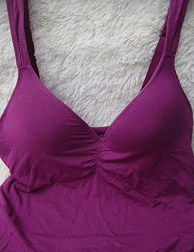 VADOOLL® Damen Tank Top Cami V-Ausschnitt Miedertop Unterhemd - 5
