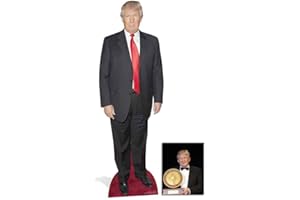BundleZ-4-FanZ Fan Packs Donald Trump Lebensgrosse Pappfiguren/Stehplatzinhaber/Aufsteller - Enthält 8X10 (25X20Cm) starfoto