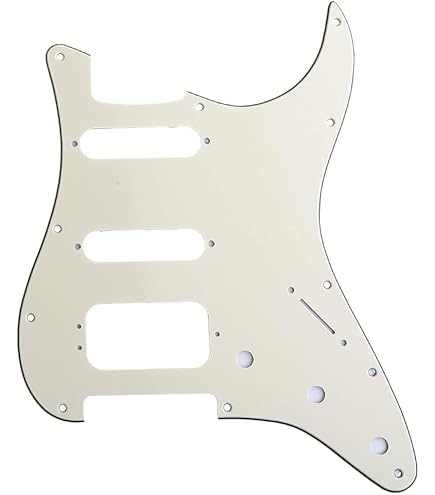 Battipenna Chitarra Yamaha Pacifica HSS - Nero 3 Strati, Con Fondello Tremolo, Plastica - Foto 12